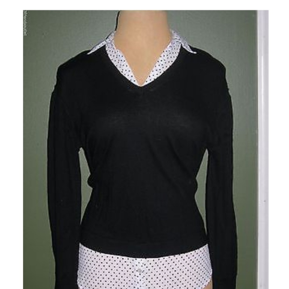 Lane Bryant Polka Dot Sweater